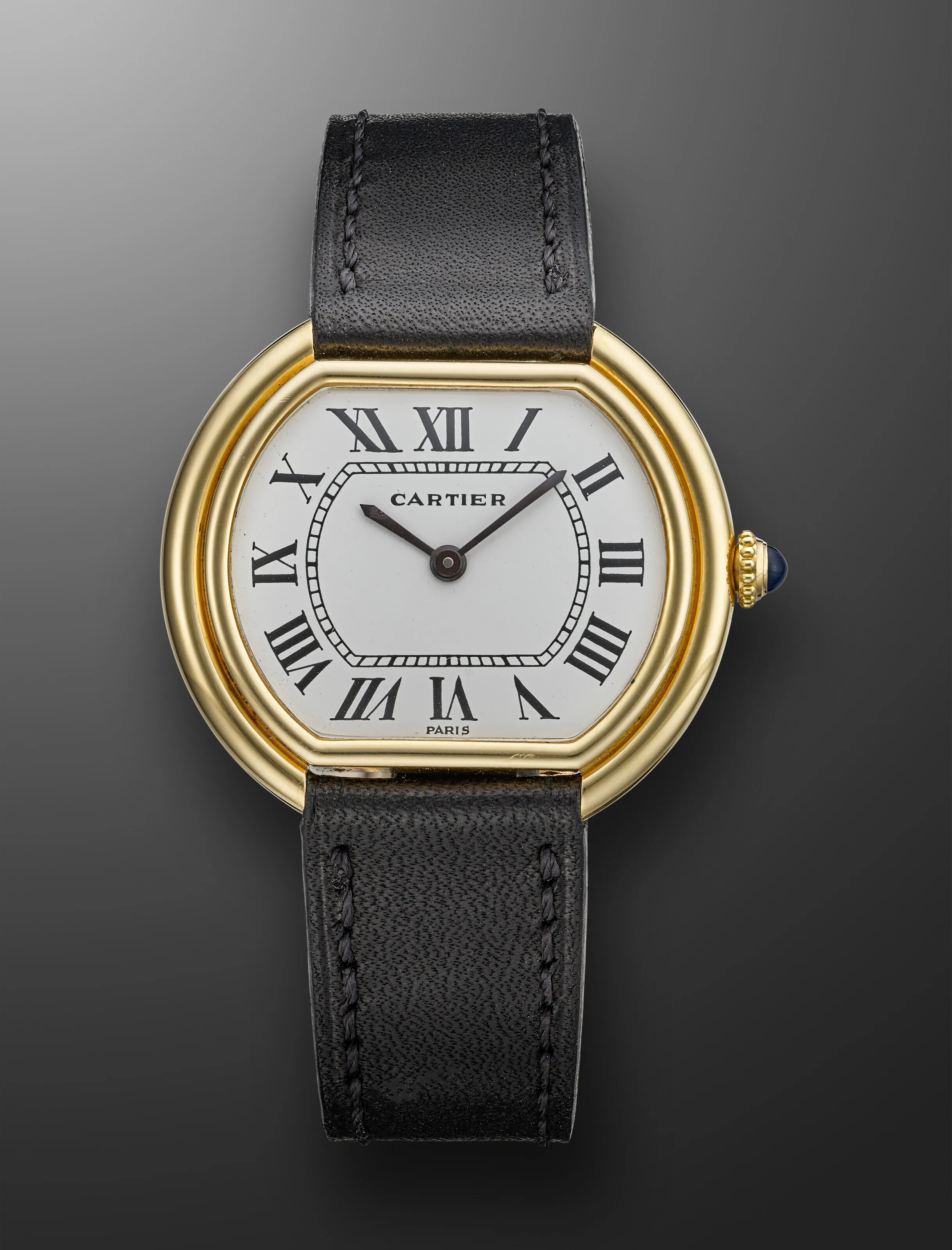 Cartier Ellipse 32mm Yellow gold Silver