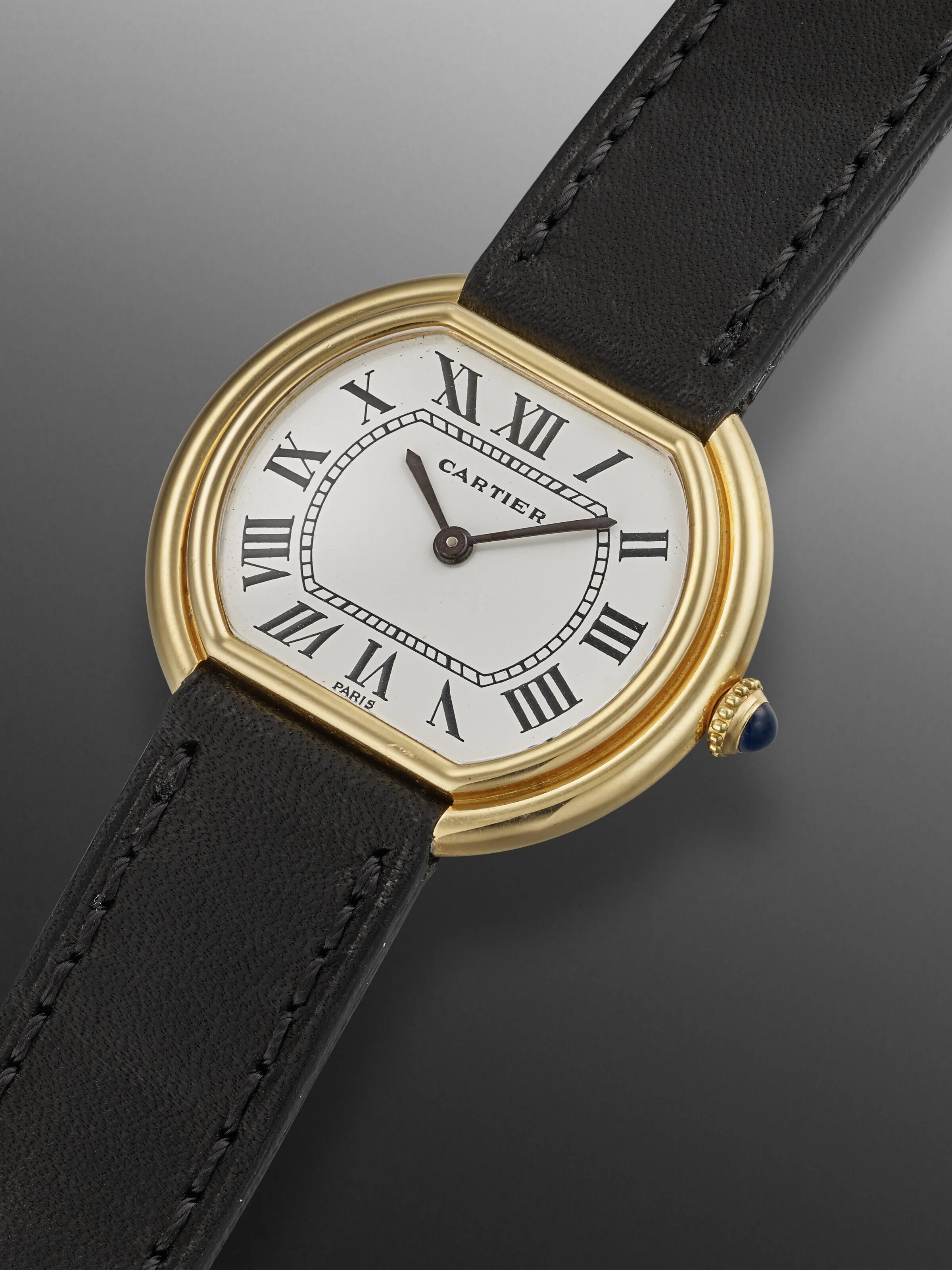 Cartier Ellipse 32mm Yellow gold Silver 1