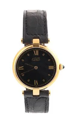 Cartier Must de Cartier 30mm Gold-plated Black