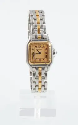 Cartier Panthère 166921 22mm Yellow gold and Stainless steel Champagne