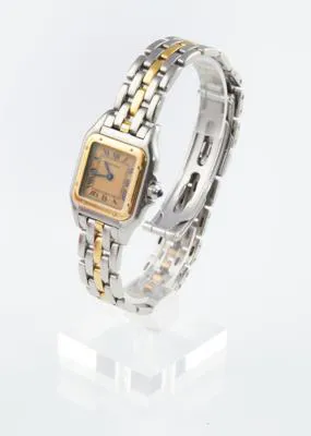 Cartier Panthère 166921 22mm Yellow gold and Stainless steel Champagne 2