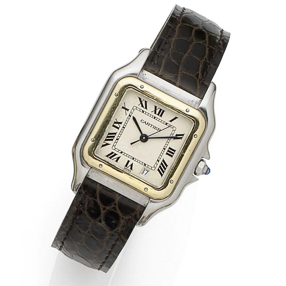 Cartier Panthère 183949 27mm Yellow gold and stainless steel Cream