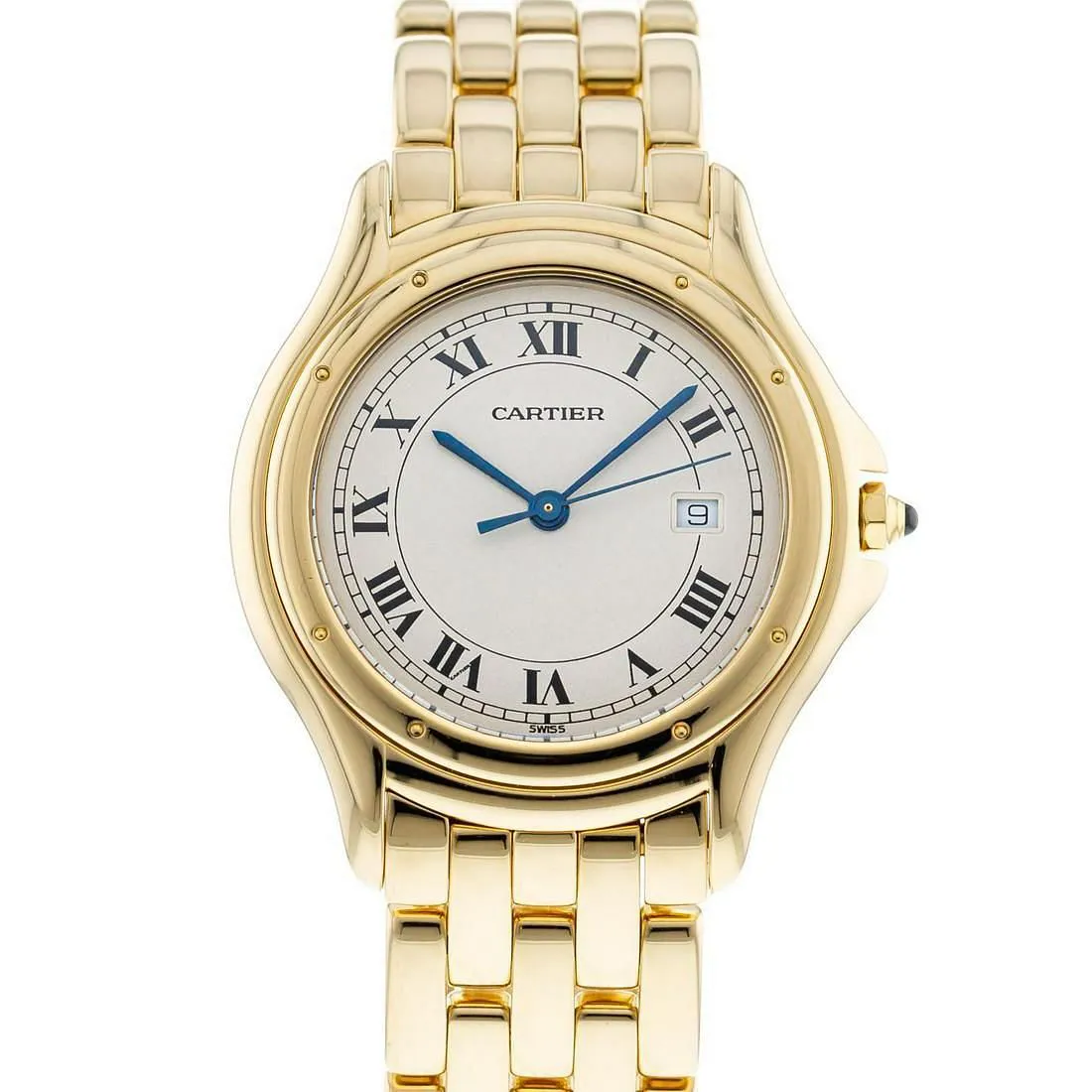 Cartier Panthère 887904 33mm Yellow gold Silver