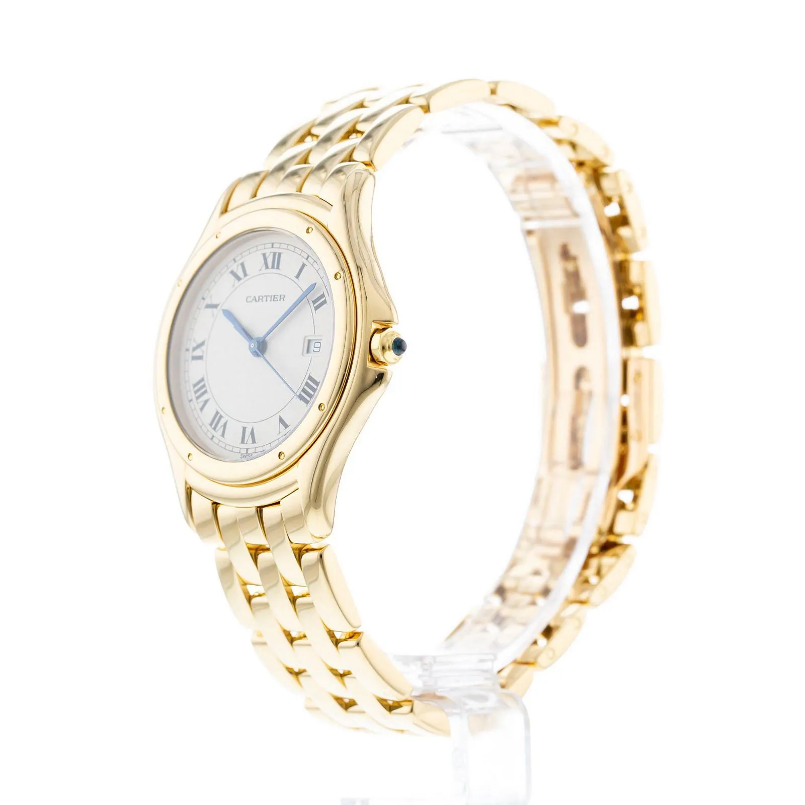 Cartier Panthère 887904 33mm Yellow gold Silver 2