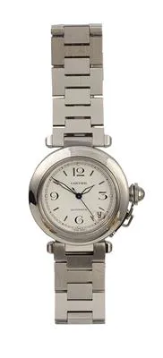 Cartier Pasha 2324 36mm Stainless steel White