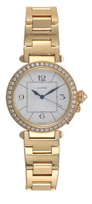 Cartier Pasha 2726 42mm Yellow gold Silver