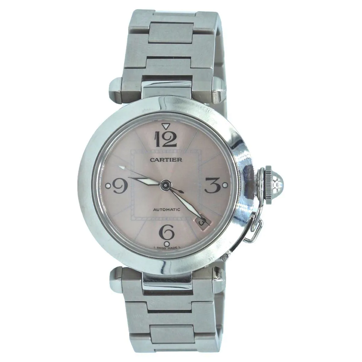 Cartier Pasha C W31075M7 35mm Stainless steel Rose