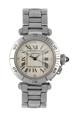 Cartier Pasha 4010 36mm Stainless steel Silver