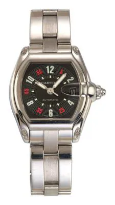 Cartier Roadster 2510 37mm Stainless steel Black