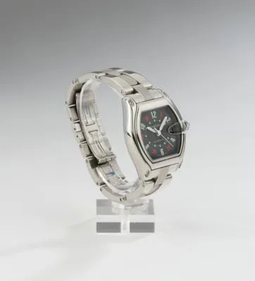 Cartier Roadster 2510 37mm Stainless steel Black 2