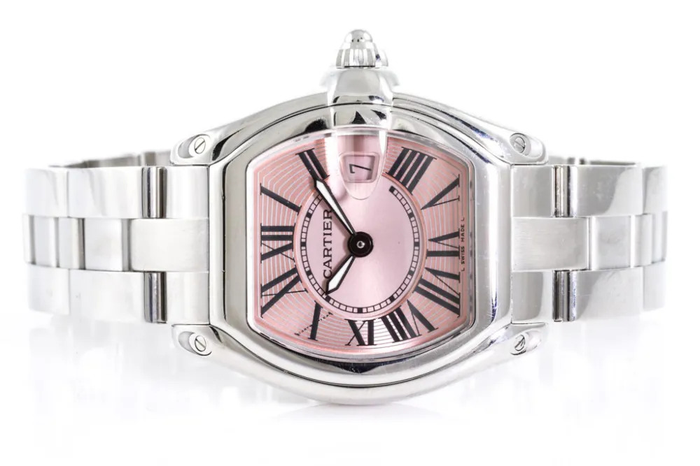 Cartier Roadster W62017V3/2675 36mm Stainless steel Rose