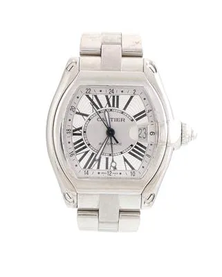 Cartier Roadster W62032X6 49mm Stainless steel Silver