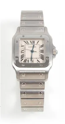 Cartier Santos 1564 29mm Stainless steel White