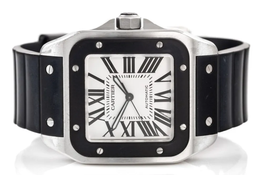 Cartier Santos 100 W20121U2 38mm Stainless steel Silver