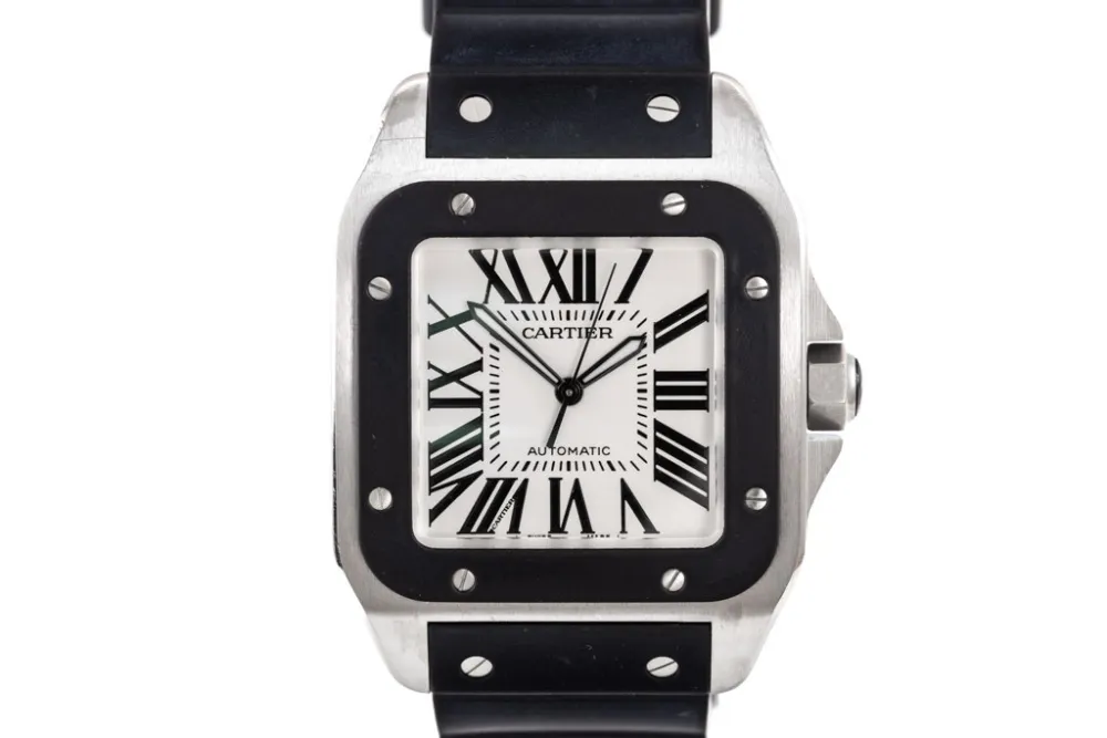 Cartier Santos 100 W20121U2 38mm Stainless steel Silver 1