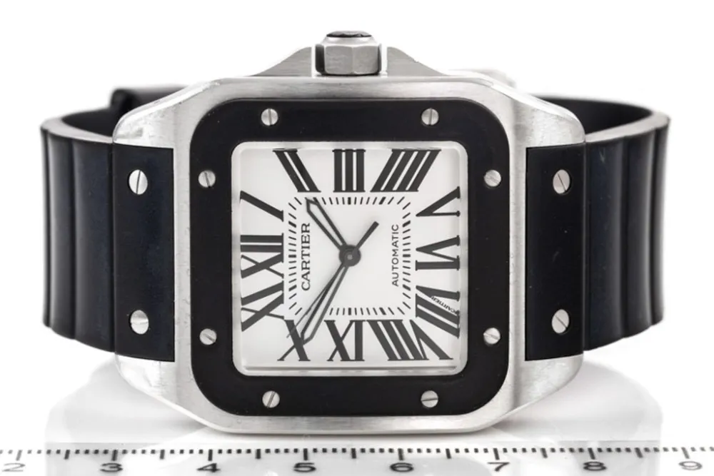 Cartier Santos 100 W20121U2 38mm Stainless steel Silver 4