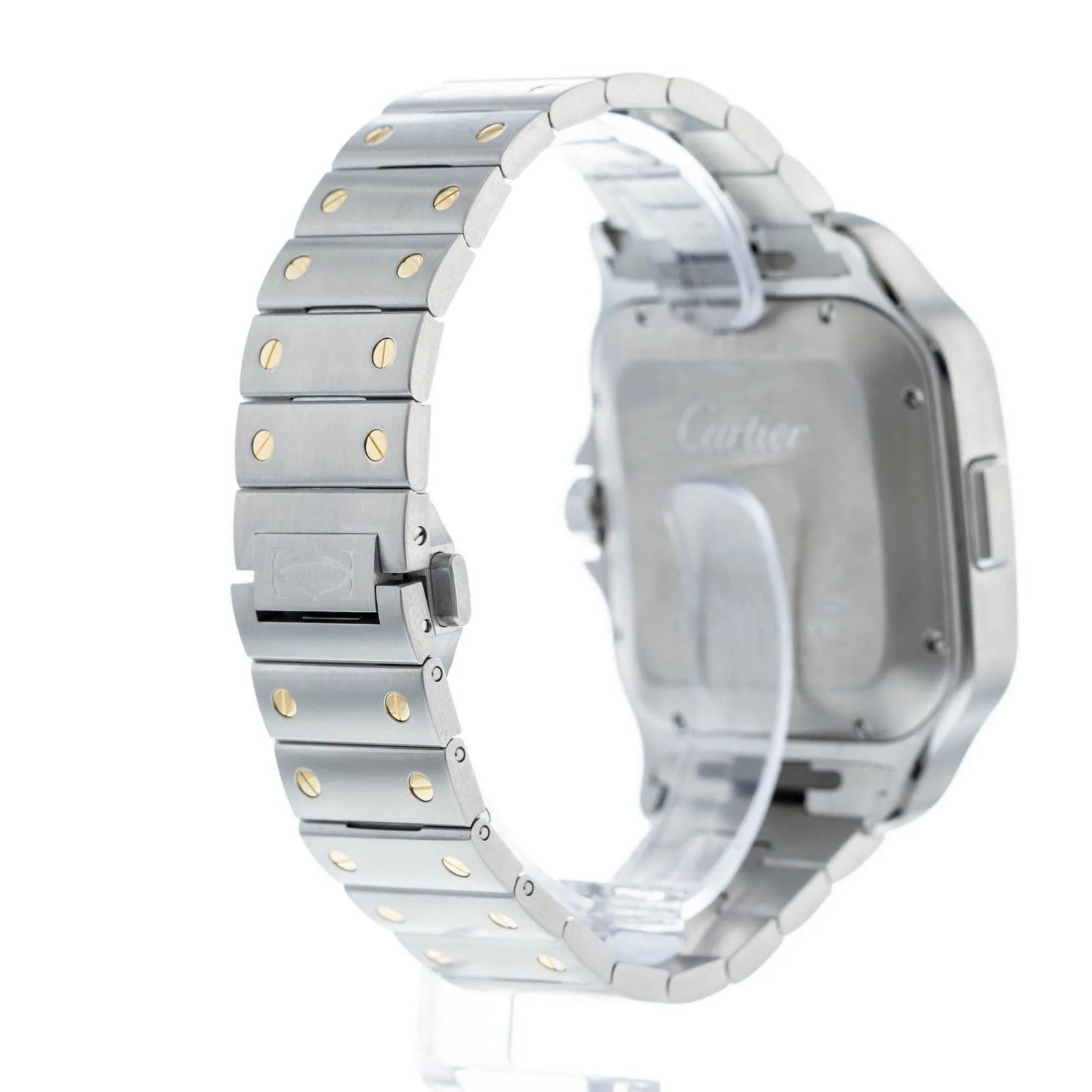 Cartier Santos W2SA0008 43.5mm Yellow gold and Stainless steel Silver 4