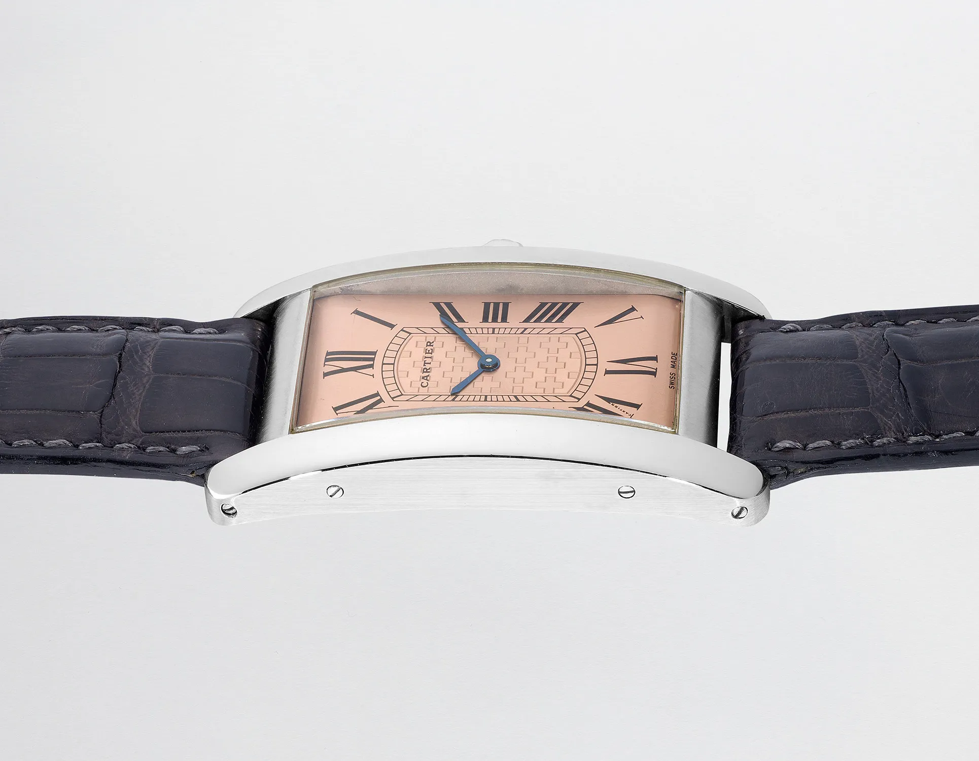 Cartier Tank 1734 37mm Platinum Salmon 4