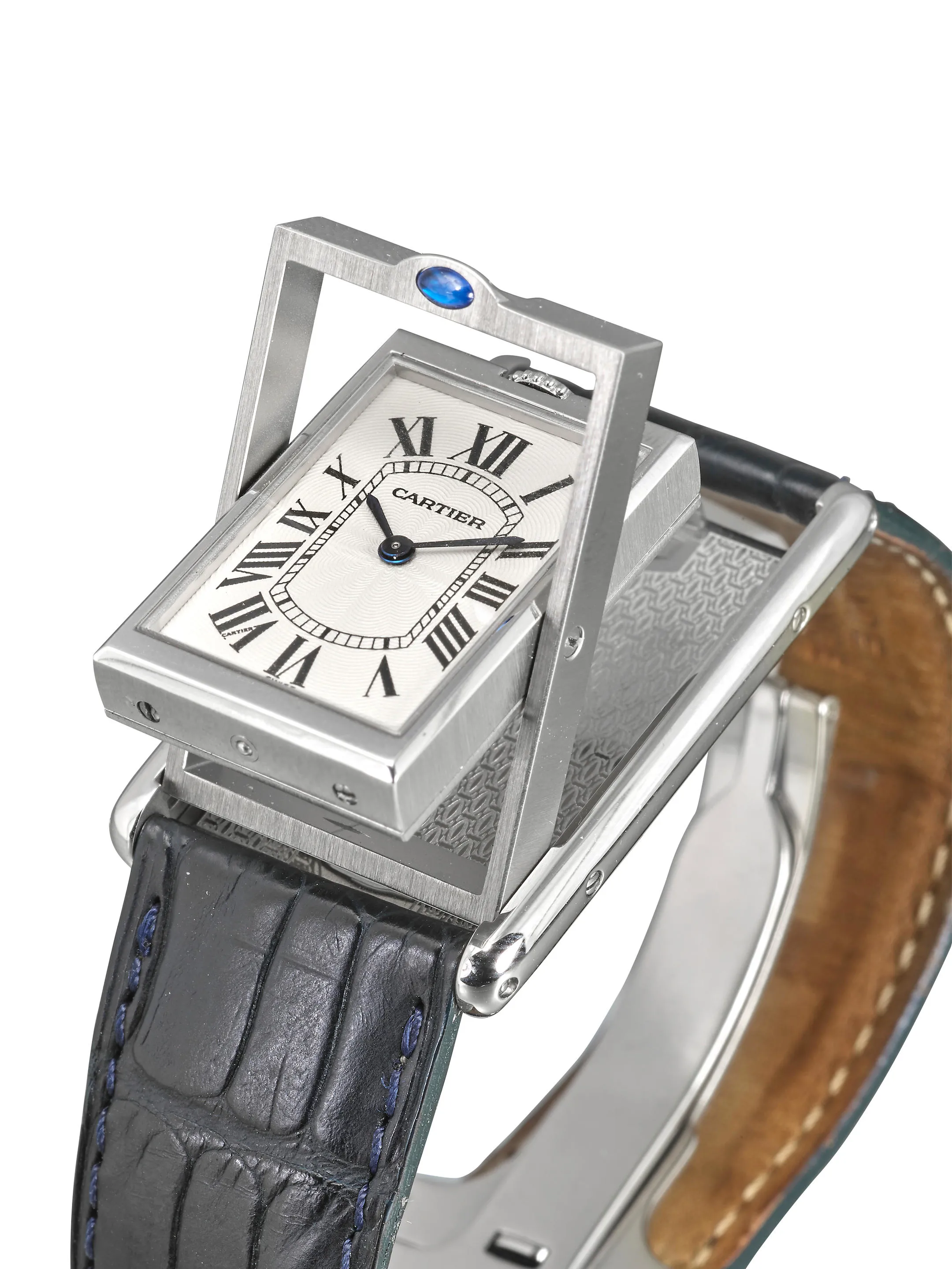 Cartier Tank 2390 38mm Stainless steel White 2