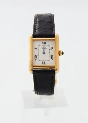 Cartier Tank 2415 22mm Gold-plated Silver