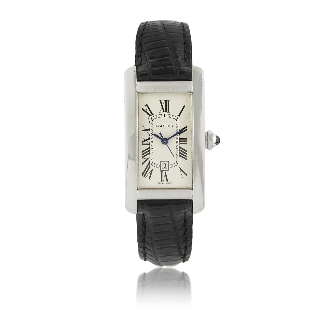 Cartier Tank 2490 22mm White gold Cream