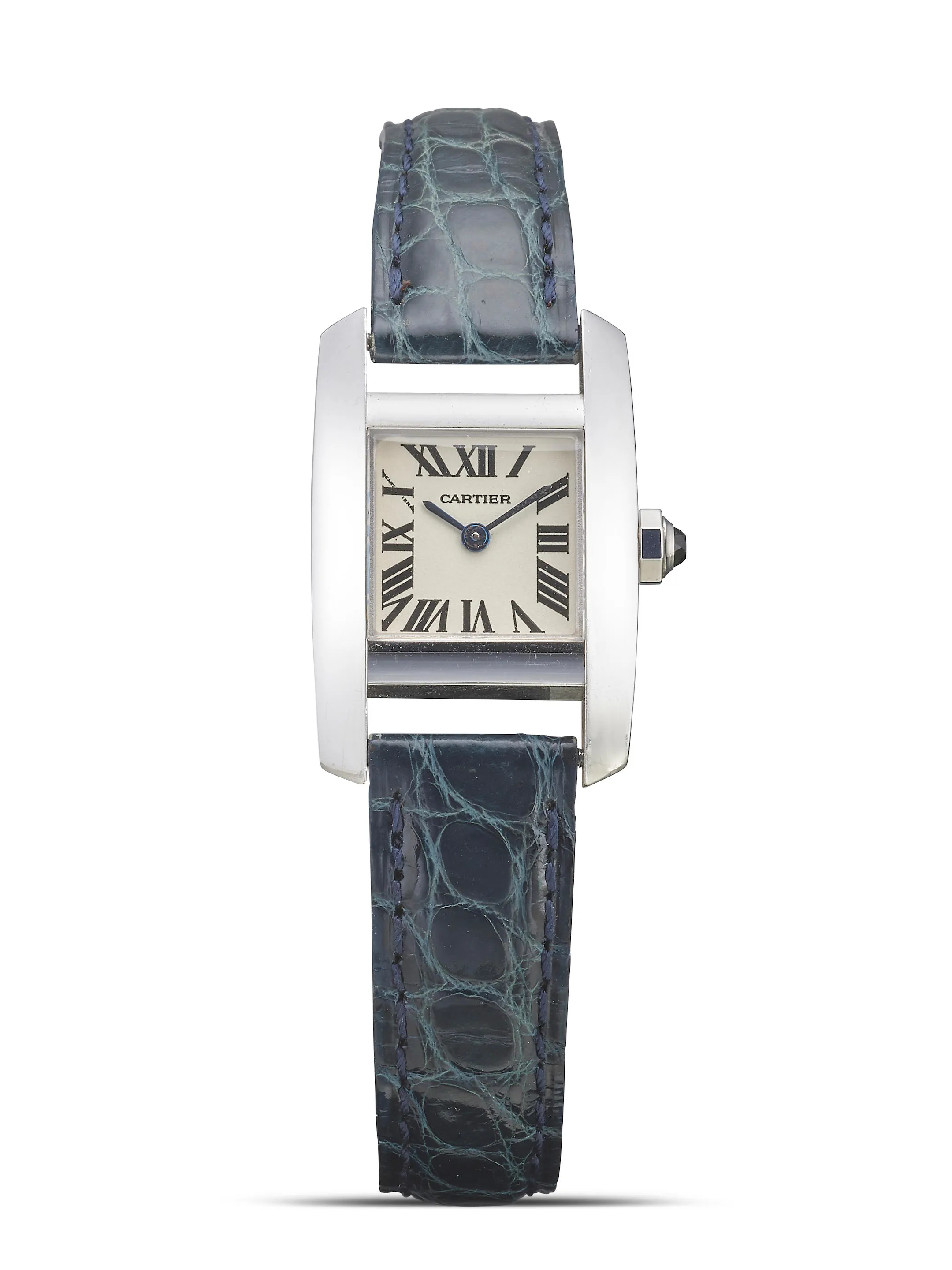 Cartier Tank 2825 20.5mm White gold White 1