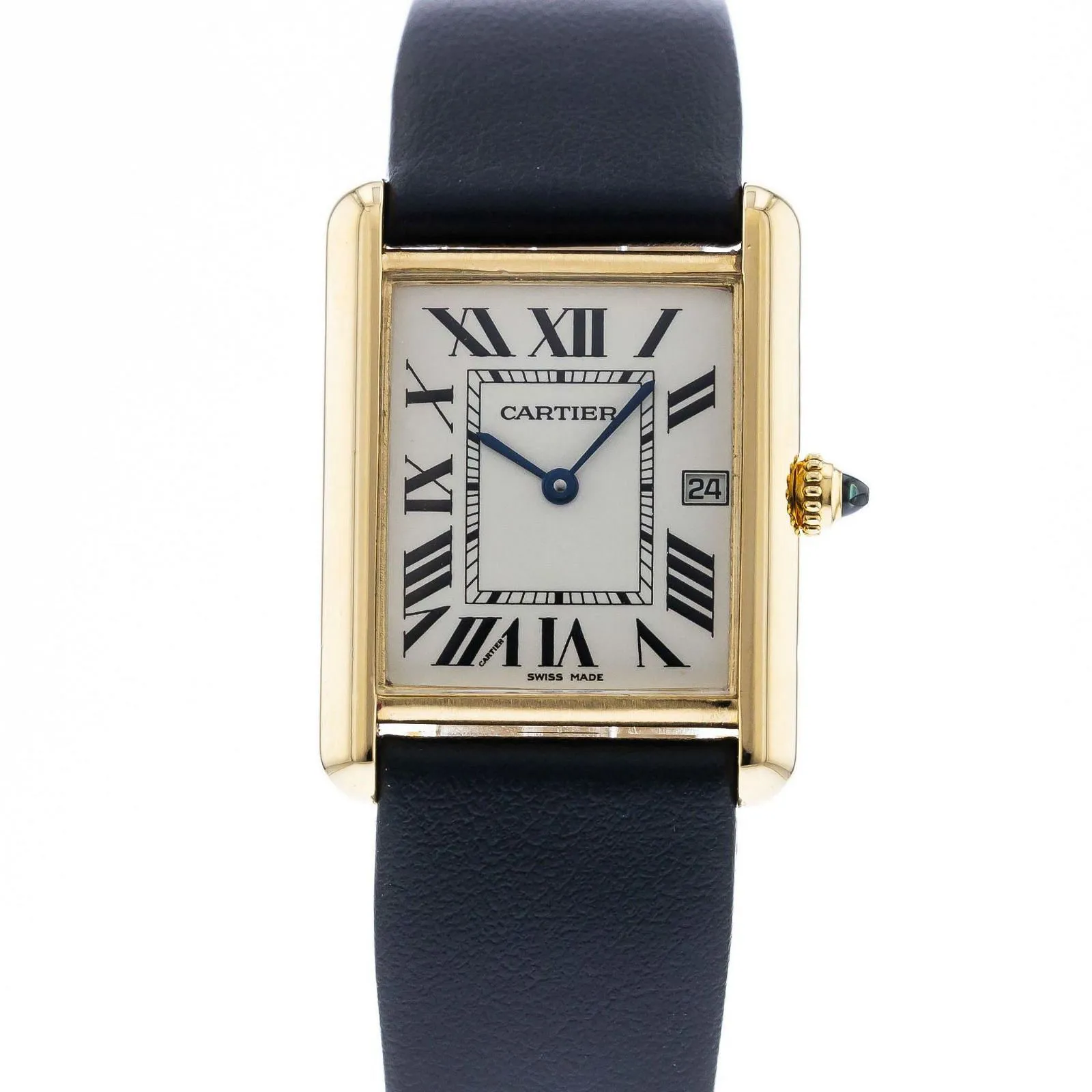 Cartier Tank Louis Cartier W1529756 25.5mm Yellow gold White