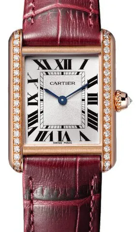 Cartier Tank Louis Cartier WJTA0037 29.5mm Rose gold Silver