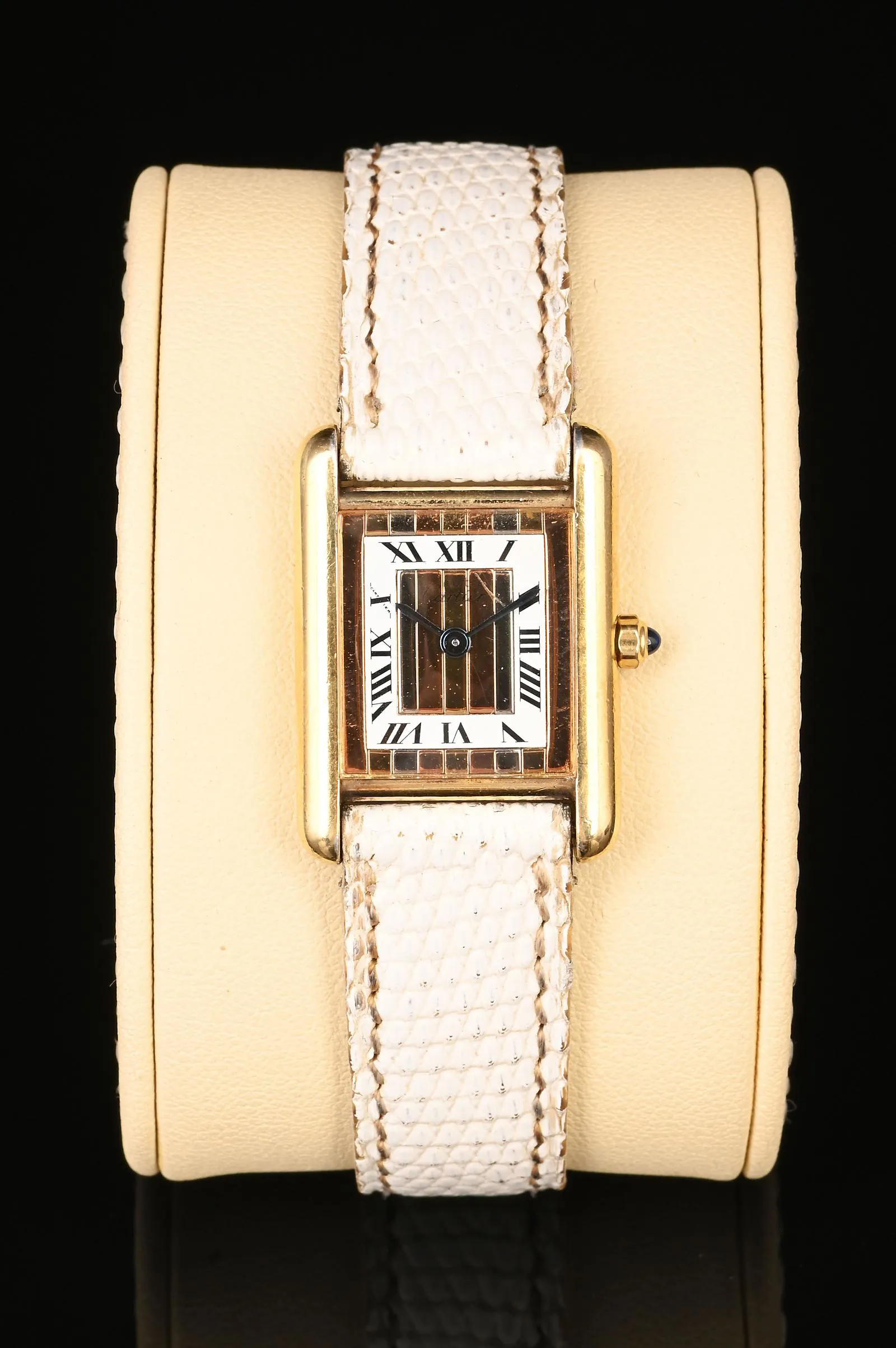 Cartier Vermeil 91452 3 66001 20mm Yellow gold White