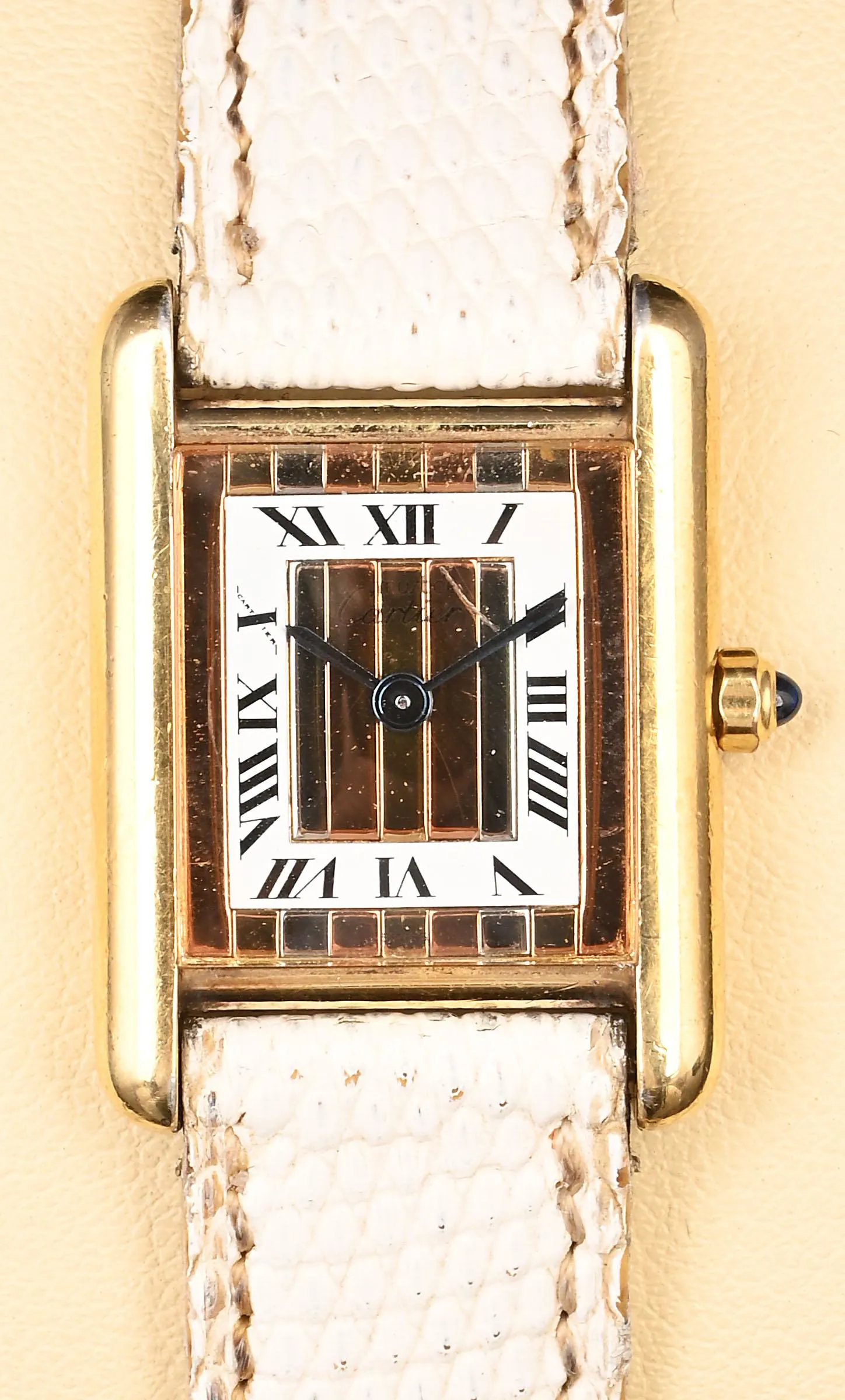 Cartier Vermeil 91452 3 66001 20mm Yellow gold White 1