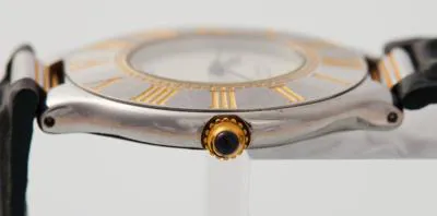 Cartier Must 21 126000P 35mm Yellow gold and Stainless steel White 4