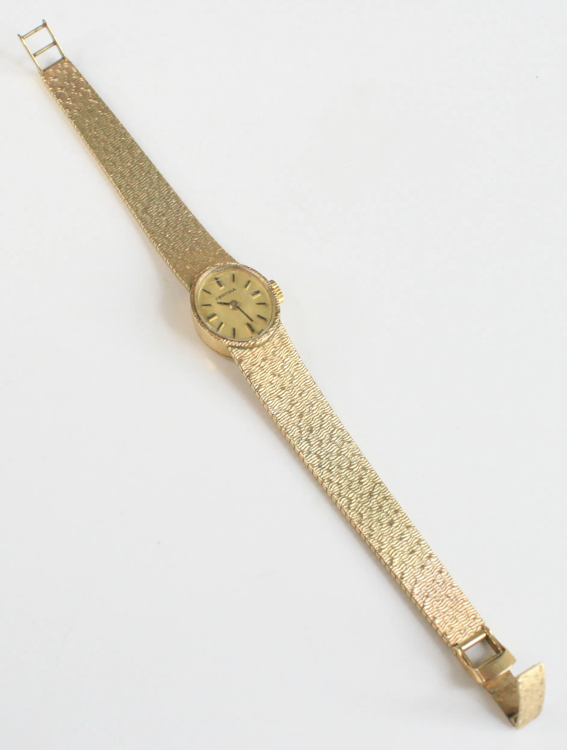 Certina 15mm Yellow gold Champagne 2