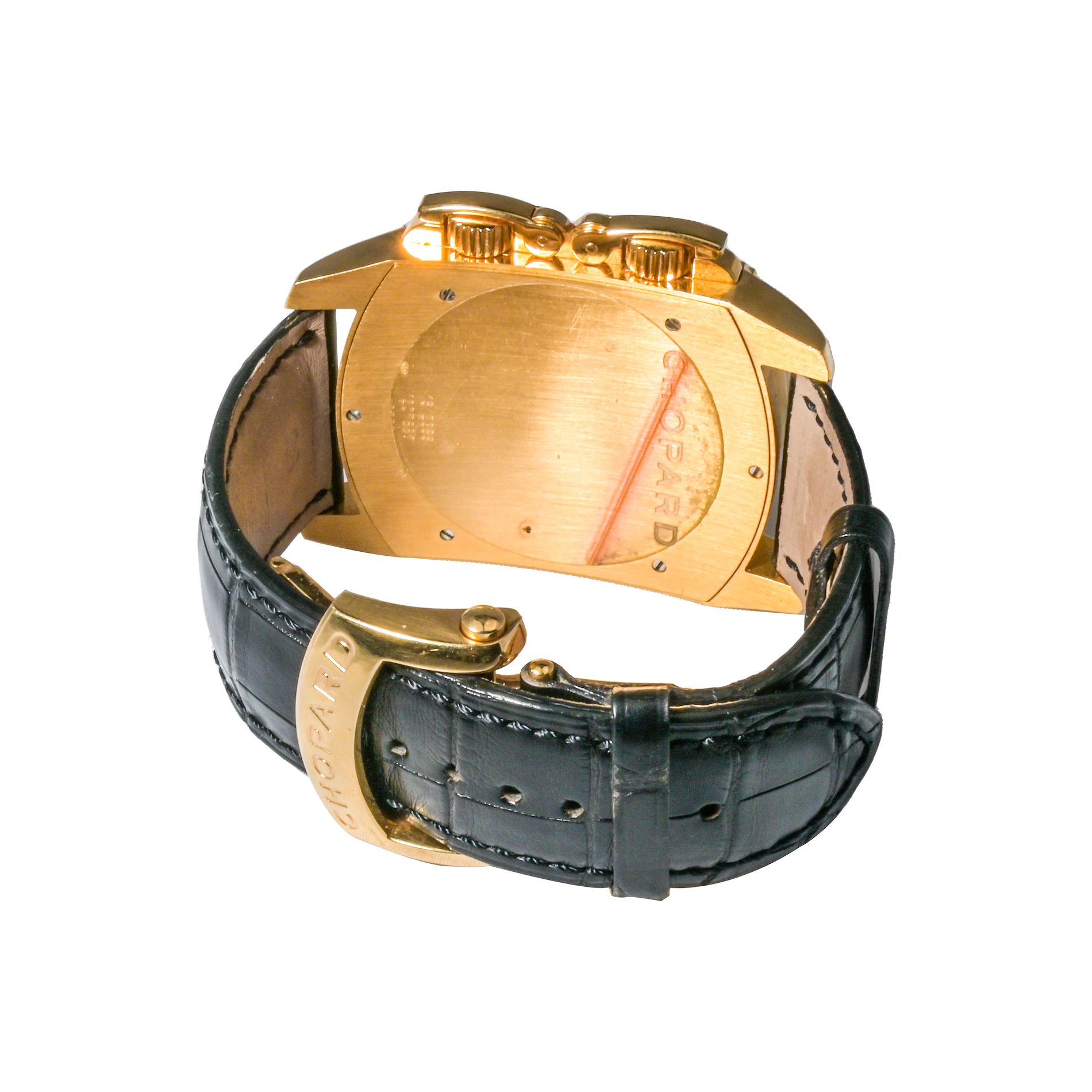 Chopard Dual Time 16/2286-5001 Rose gold and 18k yellow gold Black