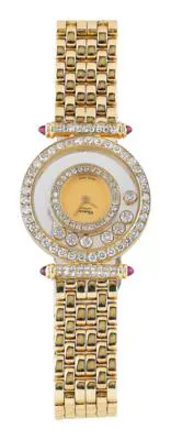 Chopard Happy Diamonds 4118 26mm Yellow gold Champagne