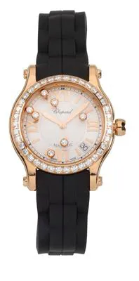 Chopard Happy Sport 274808-5003 37mm Rose gold Guilloché