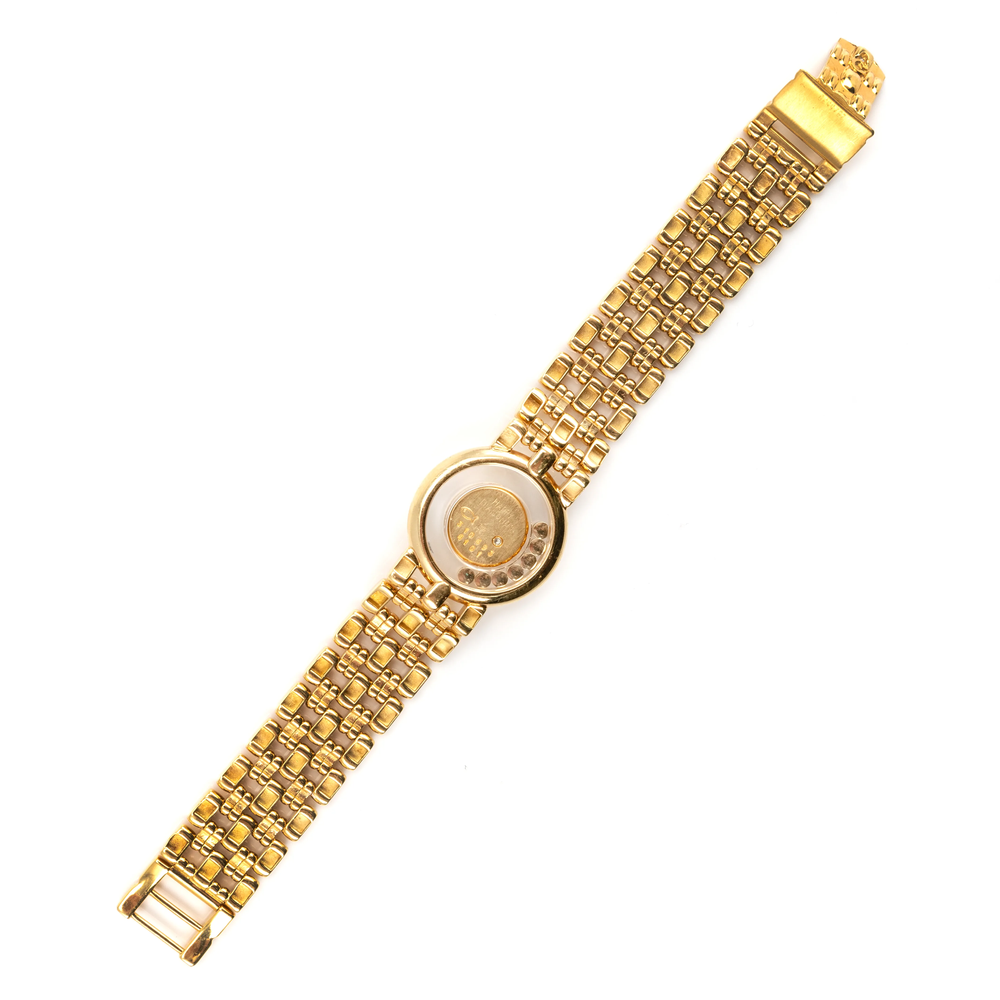 Chopard Happy Diamonds 25mm Yellow gold Champagne 1