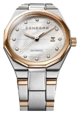 Concord Mariner 0320277 30mm Yellow gold and Stainless steel Mother-of-pearl