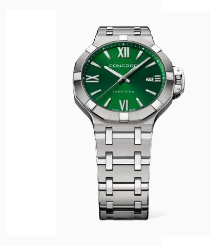 Concord Saratoga 0320464 40mm Stainless steel Green