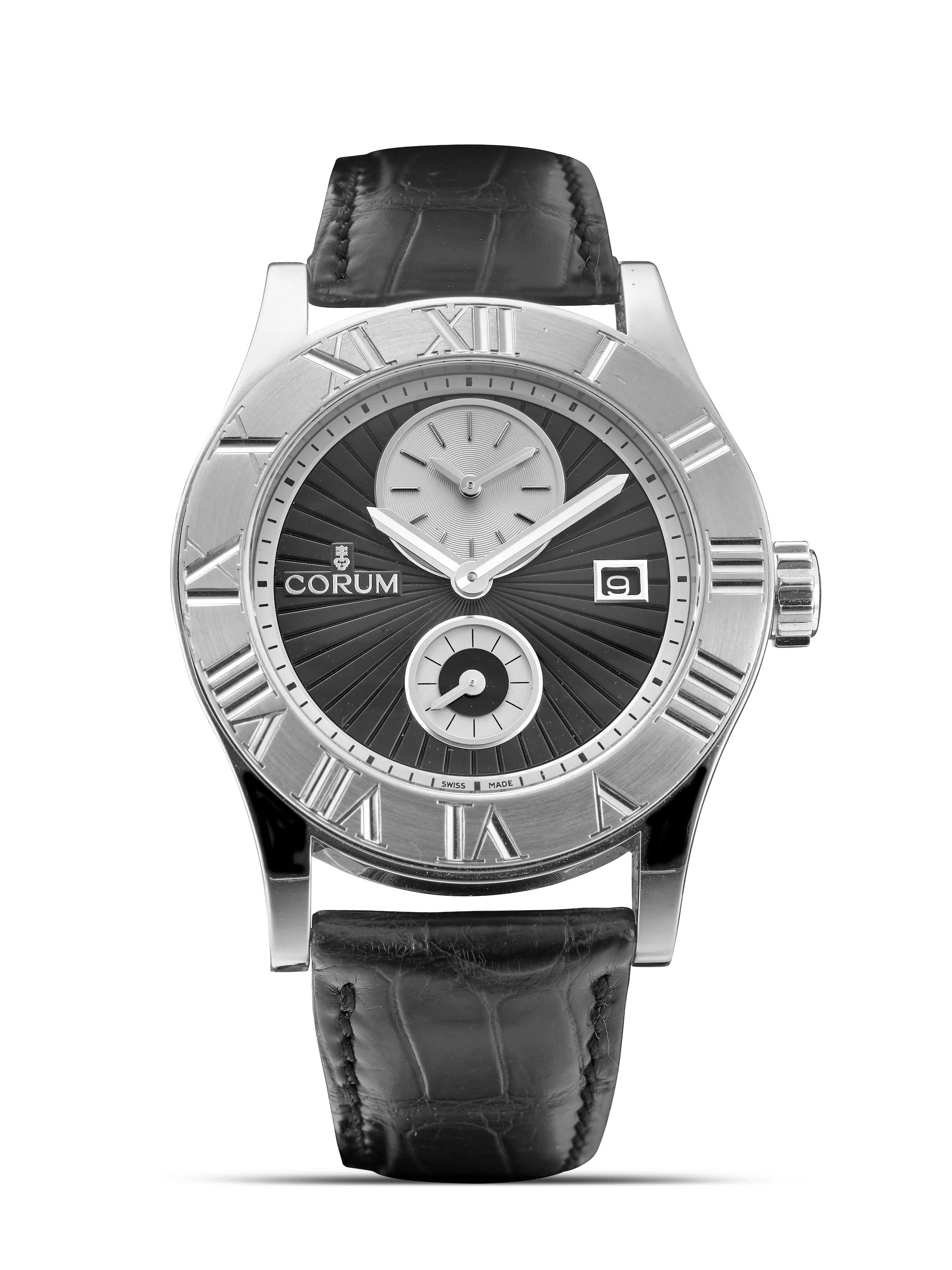 Corum Romvlvs 02.0007 41mm White gold Black