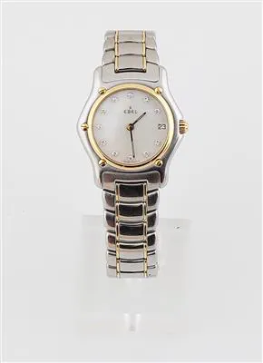 Ebel 1911 188901 27mm Yellow gold and stainless steel Mother-of-pearl
