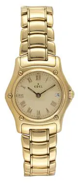 Ebel 1911 888901 25mm Yellow gold Cream