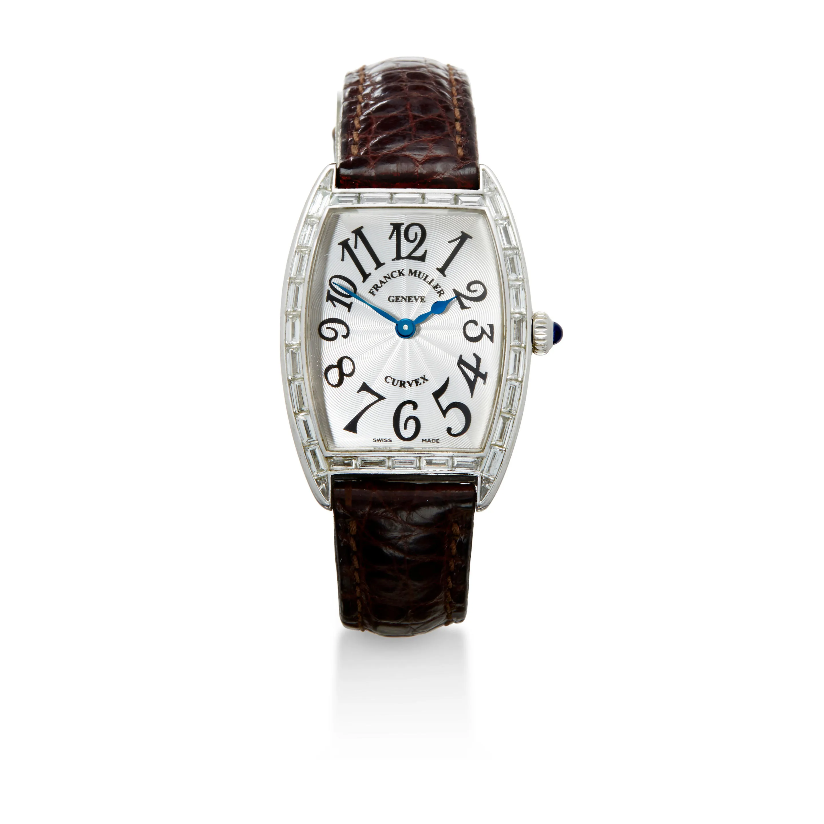 Franck Muller Cintree Curvex 1752 25mm White gold Silver