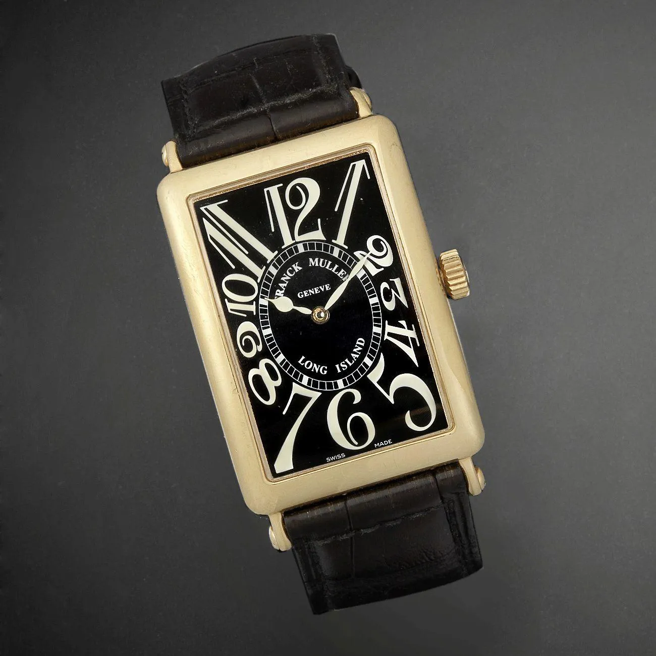 Franck Muller Long Island 1000 SC 31mm Yellow gold Black