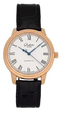 Glashütte Senator Automatic 39-59-01-05-04 40mm Rose gold Beige