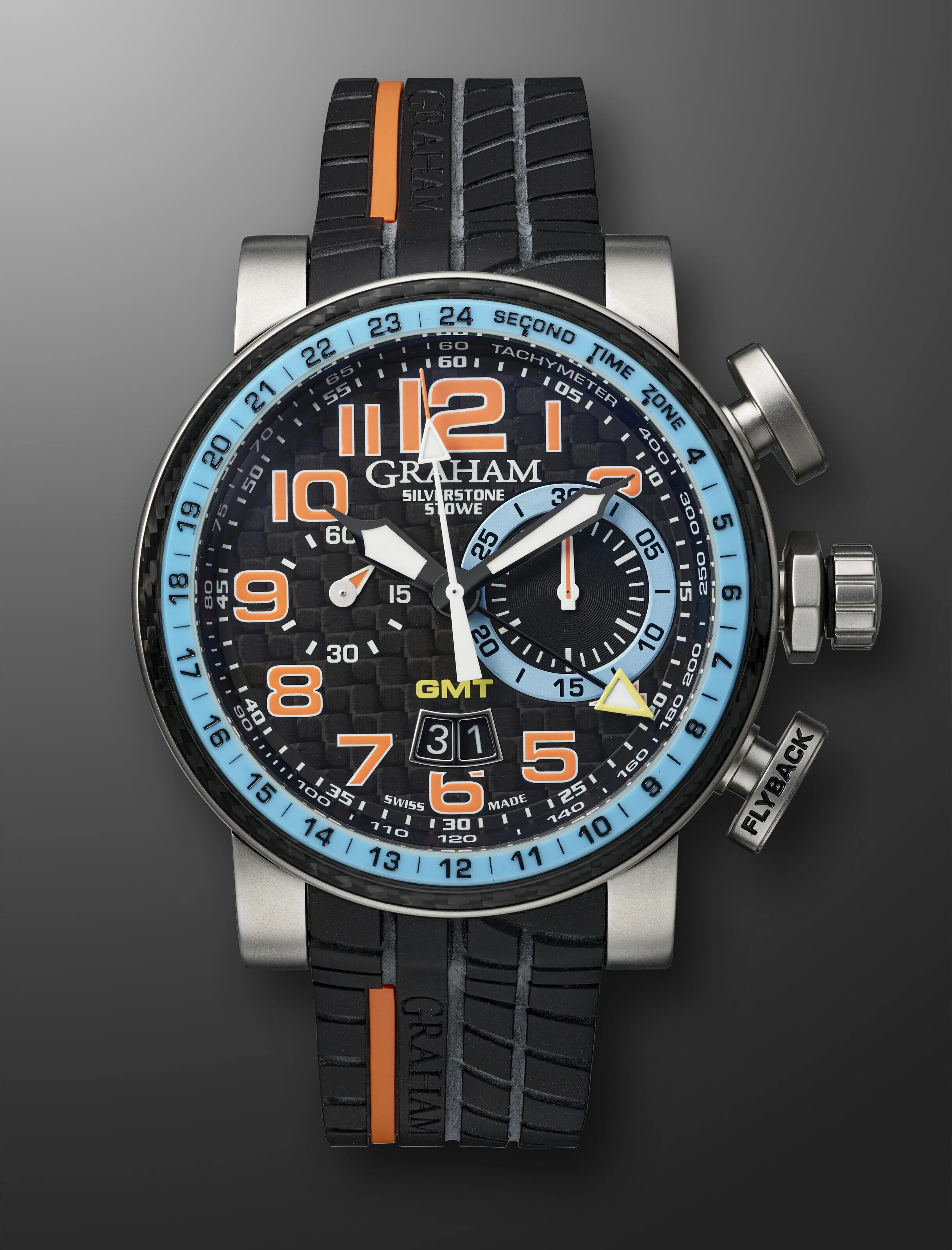 Graham Silverstone 2BLBH 48mm Stainless steel Carbon fiber