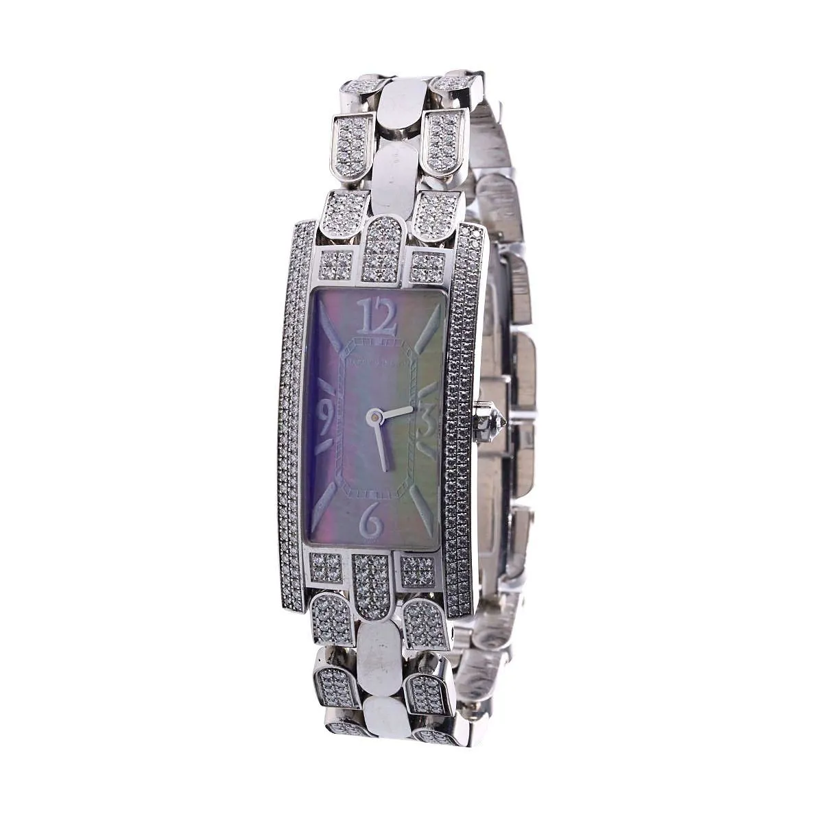 Harry Winston Avenue 330-LQW 19mm White gold Silver