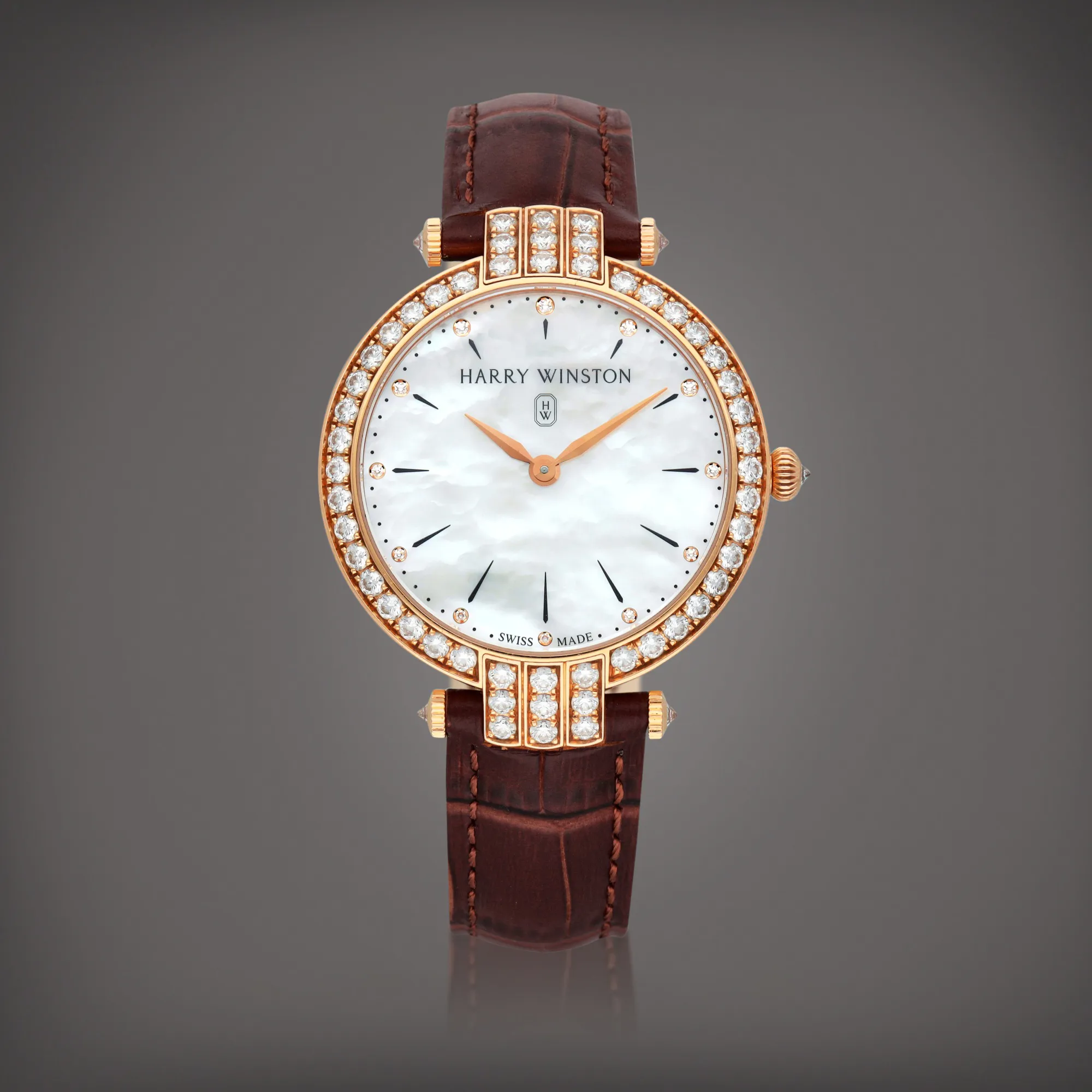 Harry Winston Premier 36mm Yellow gold Mother-of-pearl 1