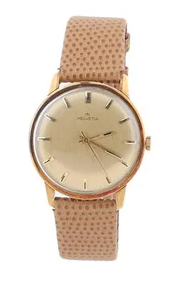 Helvetia 35mm Yellow gold Champagne