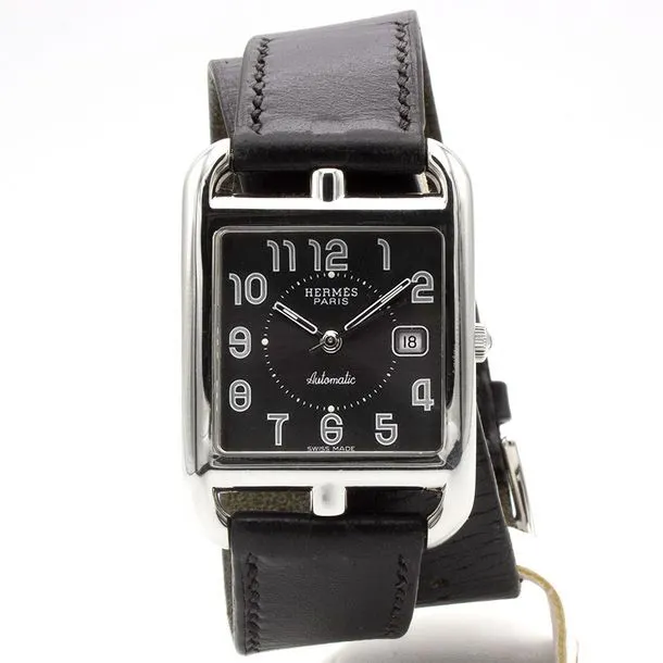 Hermès Cape Cod CC1.710 Stainless steel Black