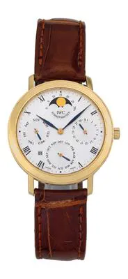 IWC Portofino 2050 36mm Yellow gold Silver